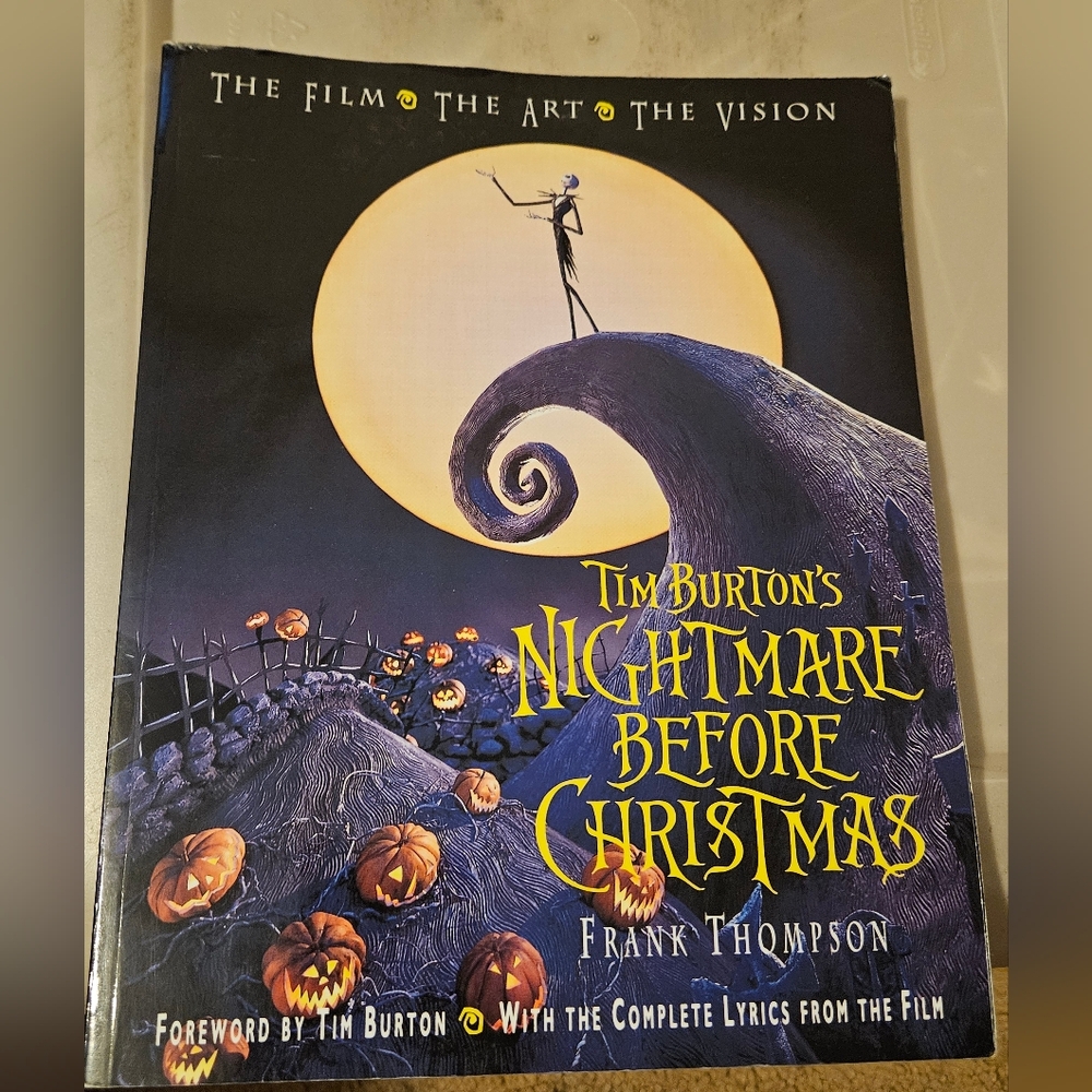 Tim Burtons Nightmare Before Christmas Book by Frank Thompson
